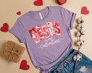 Jesus Is My Valentine Coquette Doodle - Transfer