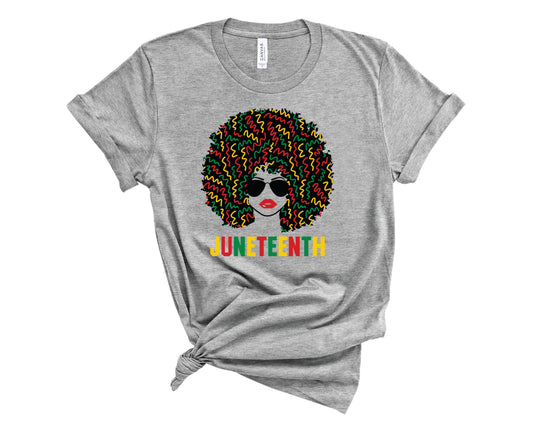 Juneteenth Lady with Glasses - Transfer