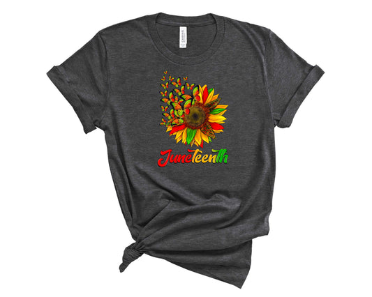 Juneteenth Sunflower and Butterflies - Transfer