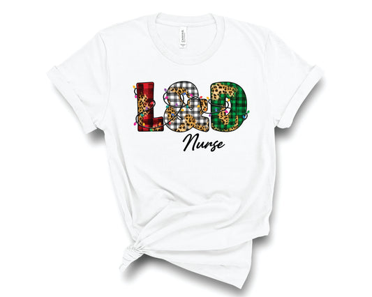 L&D Nurse Leopard Plaid - Transfer