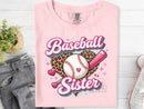 Leopard Heart Baseball Sister - Transfer