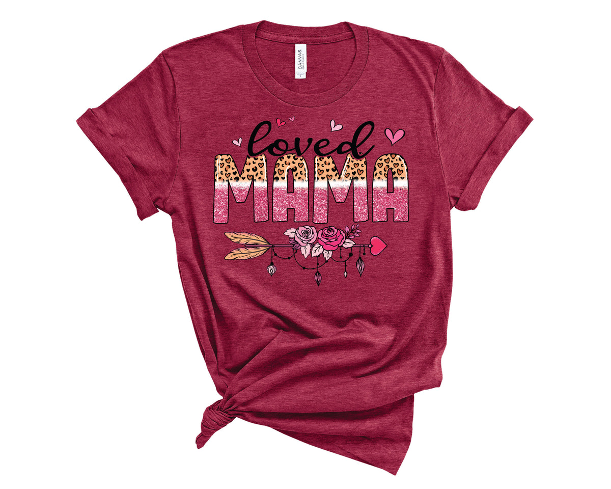 Leopard Pink Glitter Mama - Transfer