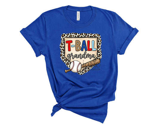 Leopard T-Ball Grandma - Transfer