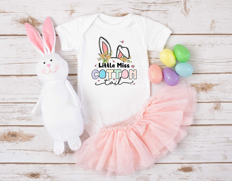 Little Miss Cotton Tail Pastel Doodle - Transfer