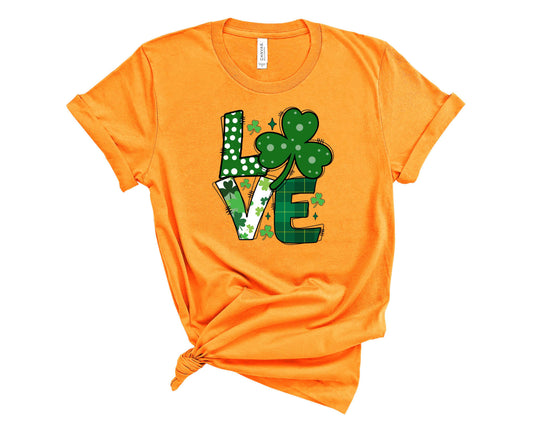 Love Green  Shamrock - Transfer