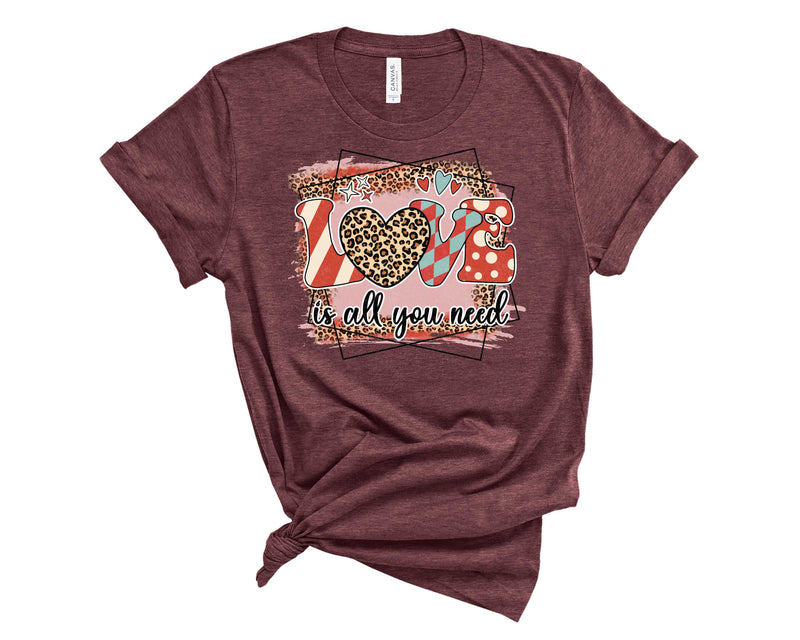 Love Is All You Need Leopard Doodle - Transfer