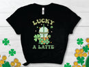 Lucky A Latte Clover - Transfer