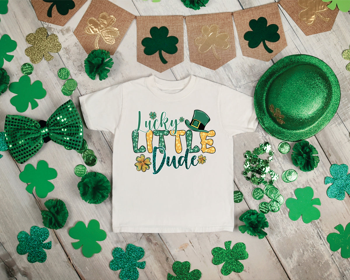 Lucky Little Dude Doodle - Transfer