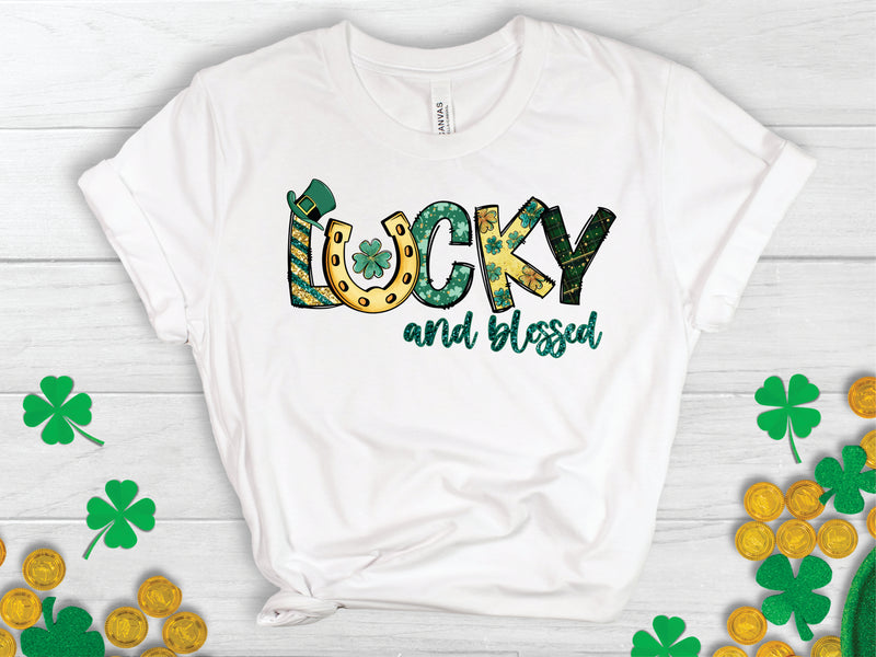 Lucky & Blessed Doodle - Transfer