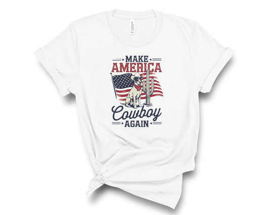 Make America Cowboy Again - Dog - Transfer