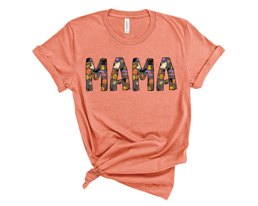 Mama Halloween Doodle - Transfer