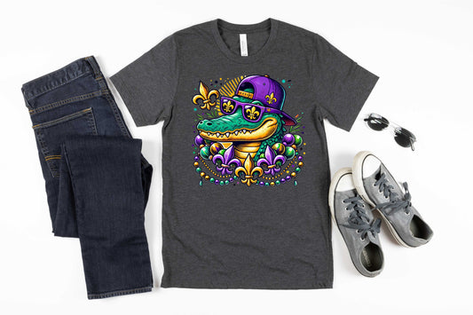 Mardi Gras Gator - Transfer