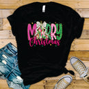 Merry Christmas Glitter Coquette Doodle  - Transfer