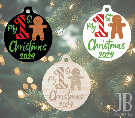 My First Christmas Ornament - Gingerbread