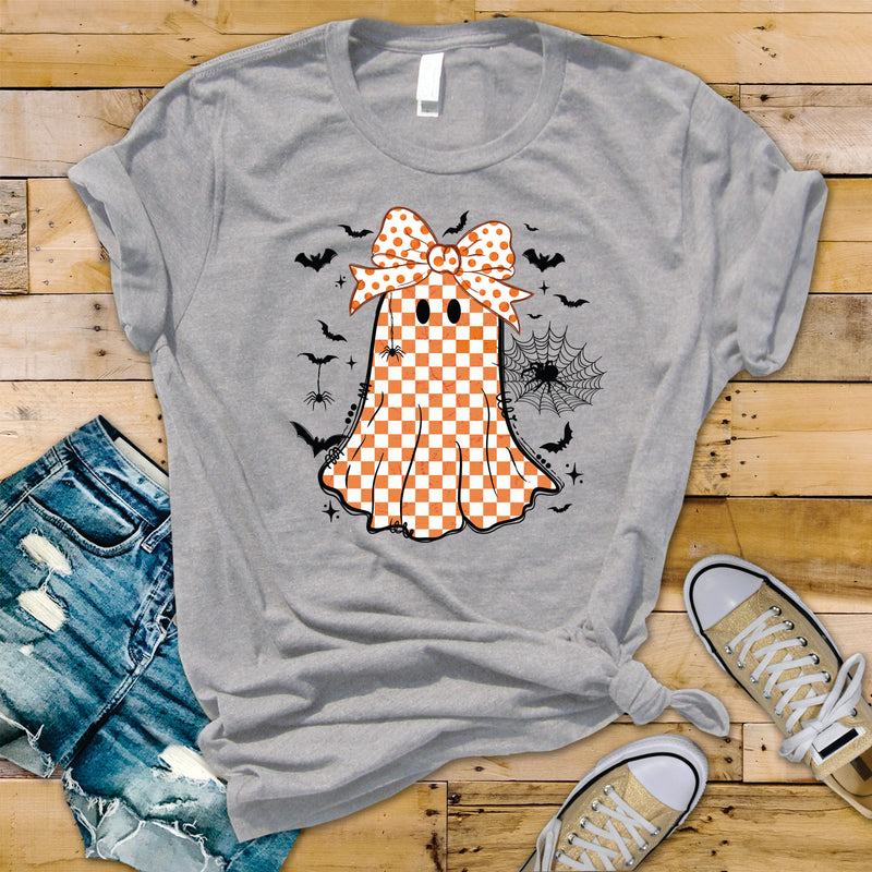 Orange Checkered Ghost - Transfer