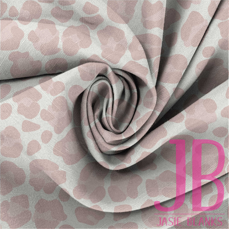 Pastel Leopard (Pink) Fabric