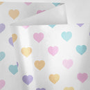 Pastel Rainbow Hearts Wrapping Paper