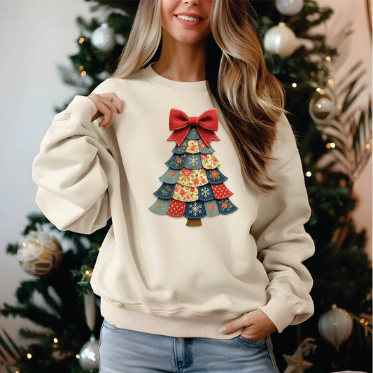 Patchwork Christmas Tree - Transfer