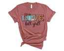 Patterned Love Fall Ya'll  - Transfer