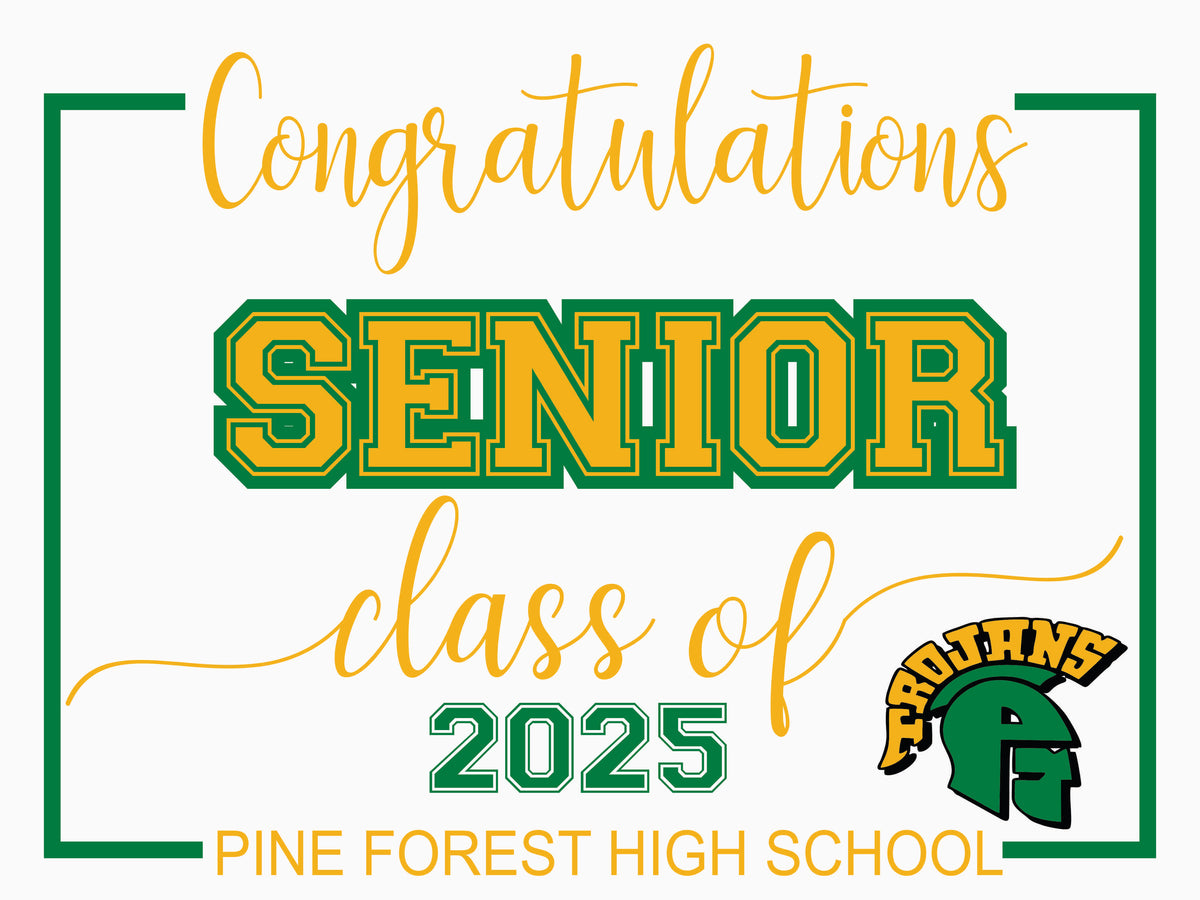 Senior of 2026 Yard signs
