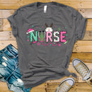 Pink Christmas Nurse Doodle - Transfer