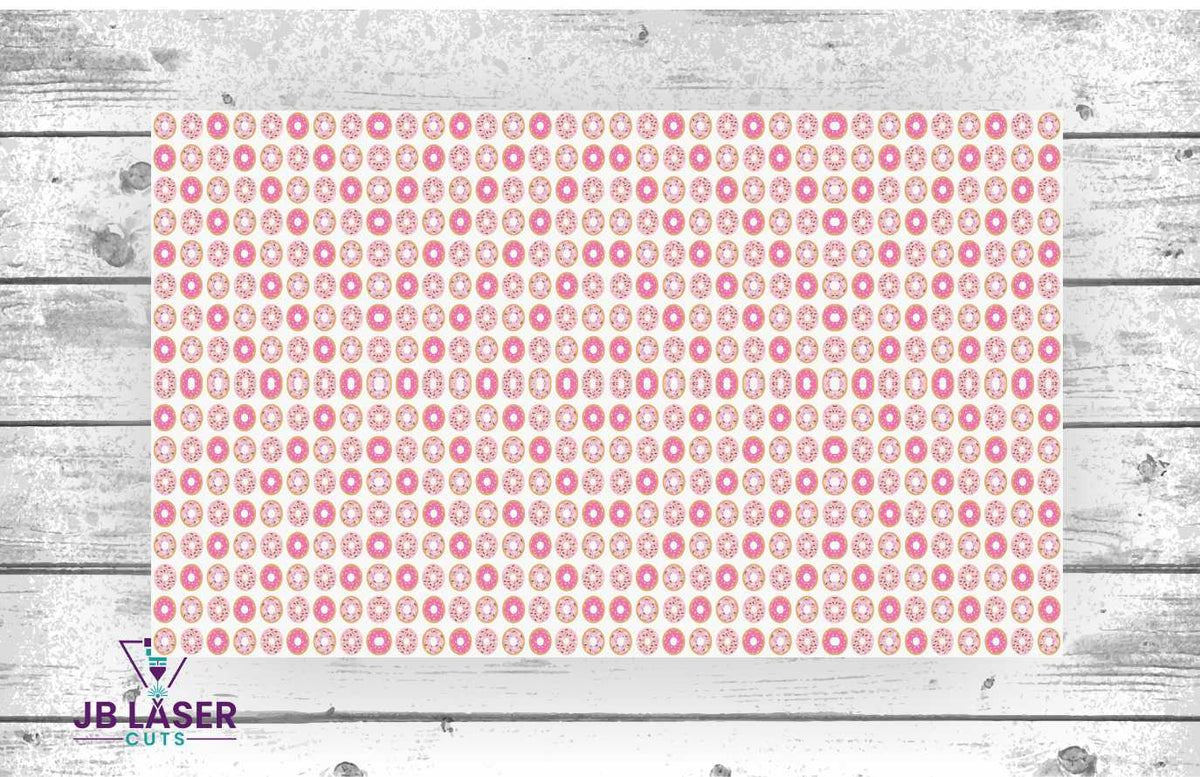 Pink Donut - Patterned Material