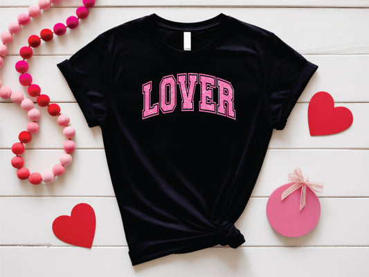 Pink Glitter LOVER - Transfer