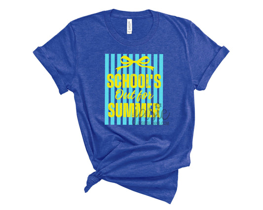 Preppy Bow Schools Out for Summer - Transfer