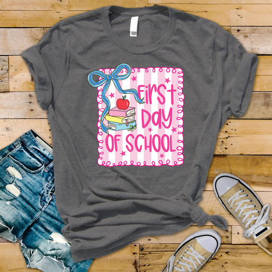 Preppy First Day Back To School - Transfer