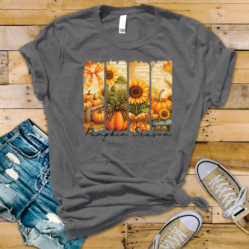 Pumpkin Season Vintage Brushstroke - Transfer