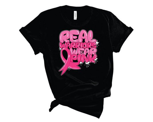 Real Warriors Wear Pink - Transfer