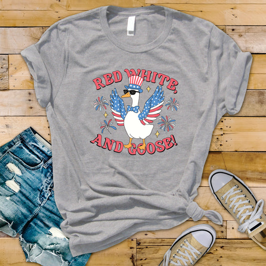 Red White And Goose - Transfer