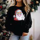 Retro Disco Santa Blowing Bubble - Transfer