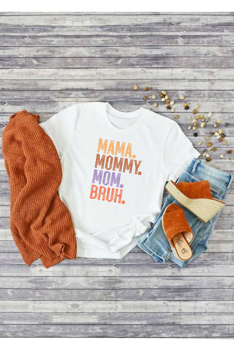 Retro Mama Mommy Mom Bruh - Transfer