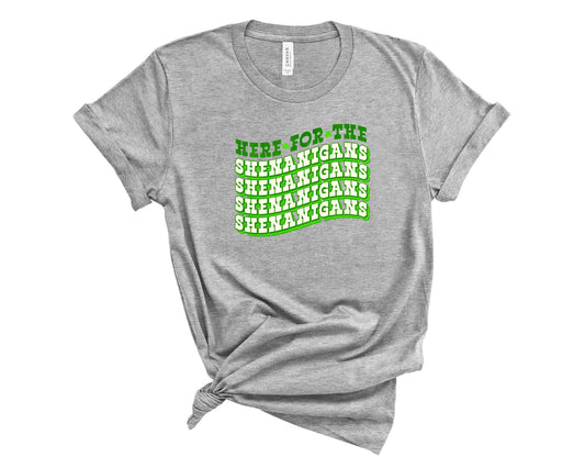 Retro Stacked Here For The Shenanigans - Transfer
