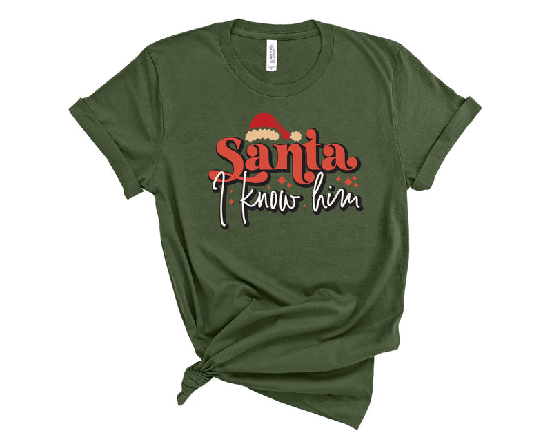 Santa I Know Him - Hat - Transfer