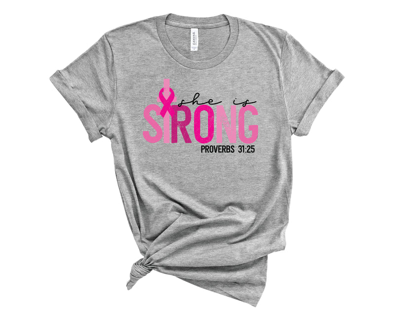 She Is Strong Pink - Graphic Tee