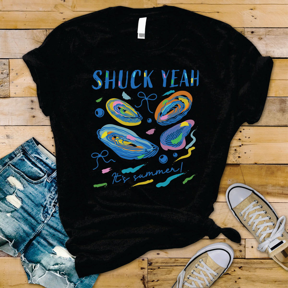 Shuck Yeah Watercolor - Transfer