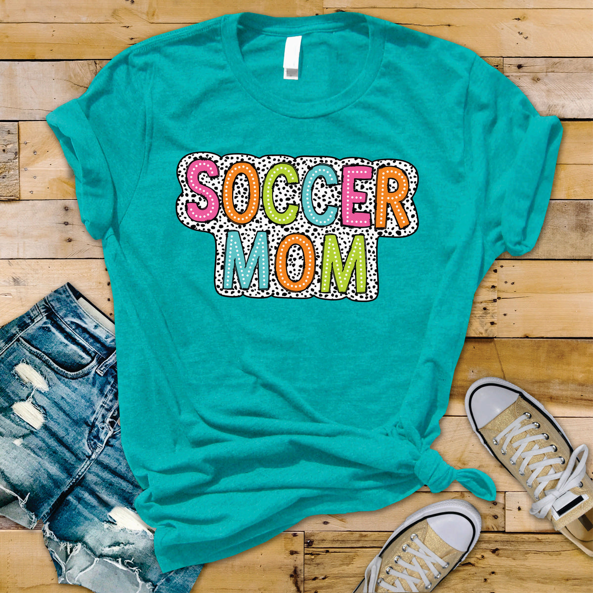 Soccer Mom Dalmation Dots - Transfer