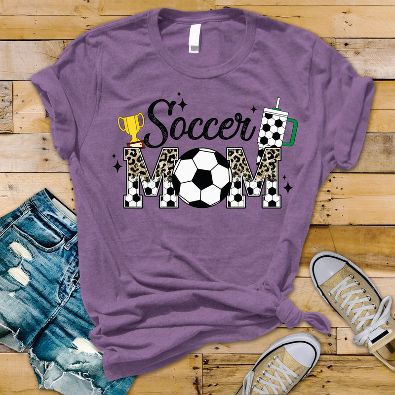 Soccer Mom Leopard Cup - Transfer