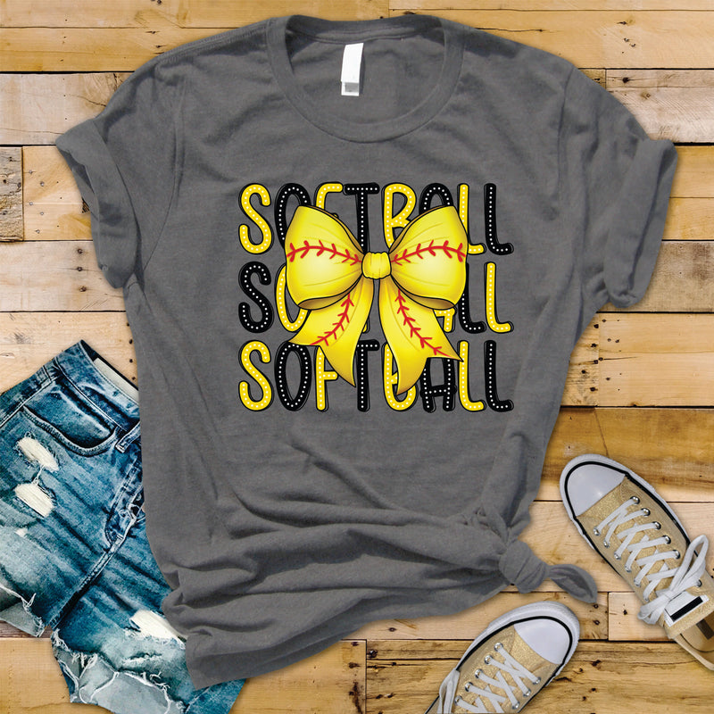 Softball With Bow - Transfer