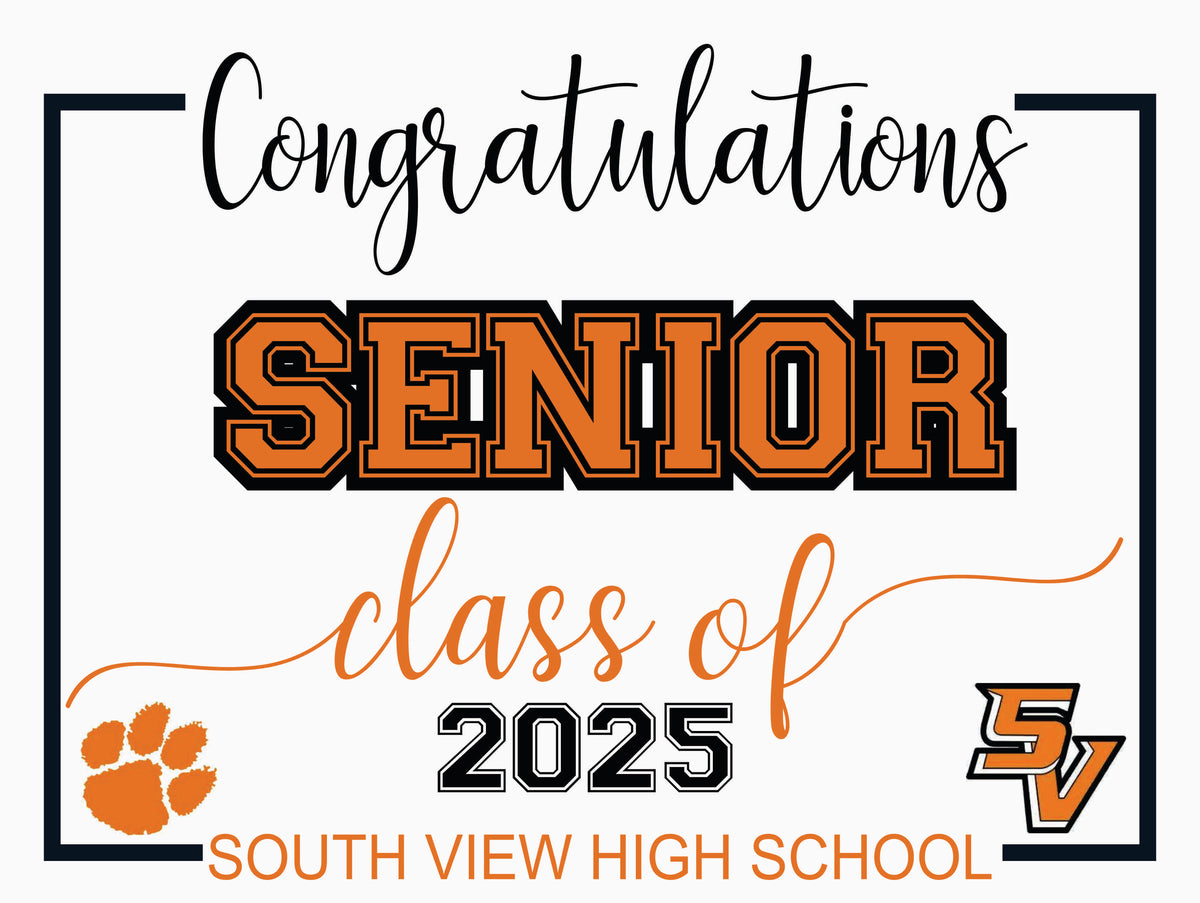 Senior of 2026 Yard signs
