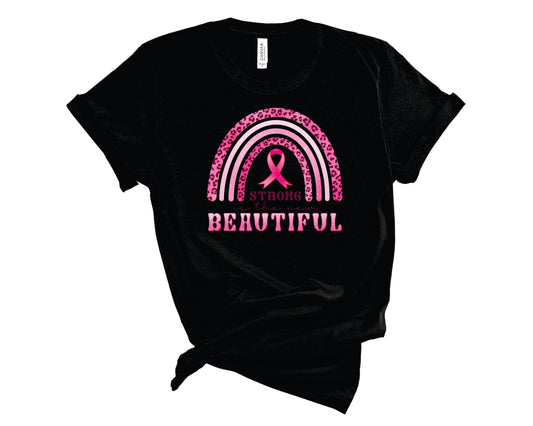 Strong Is The New Beautiful Leopard Rainbow - Transfer