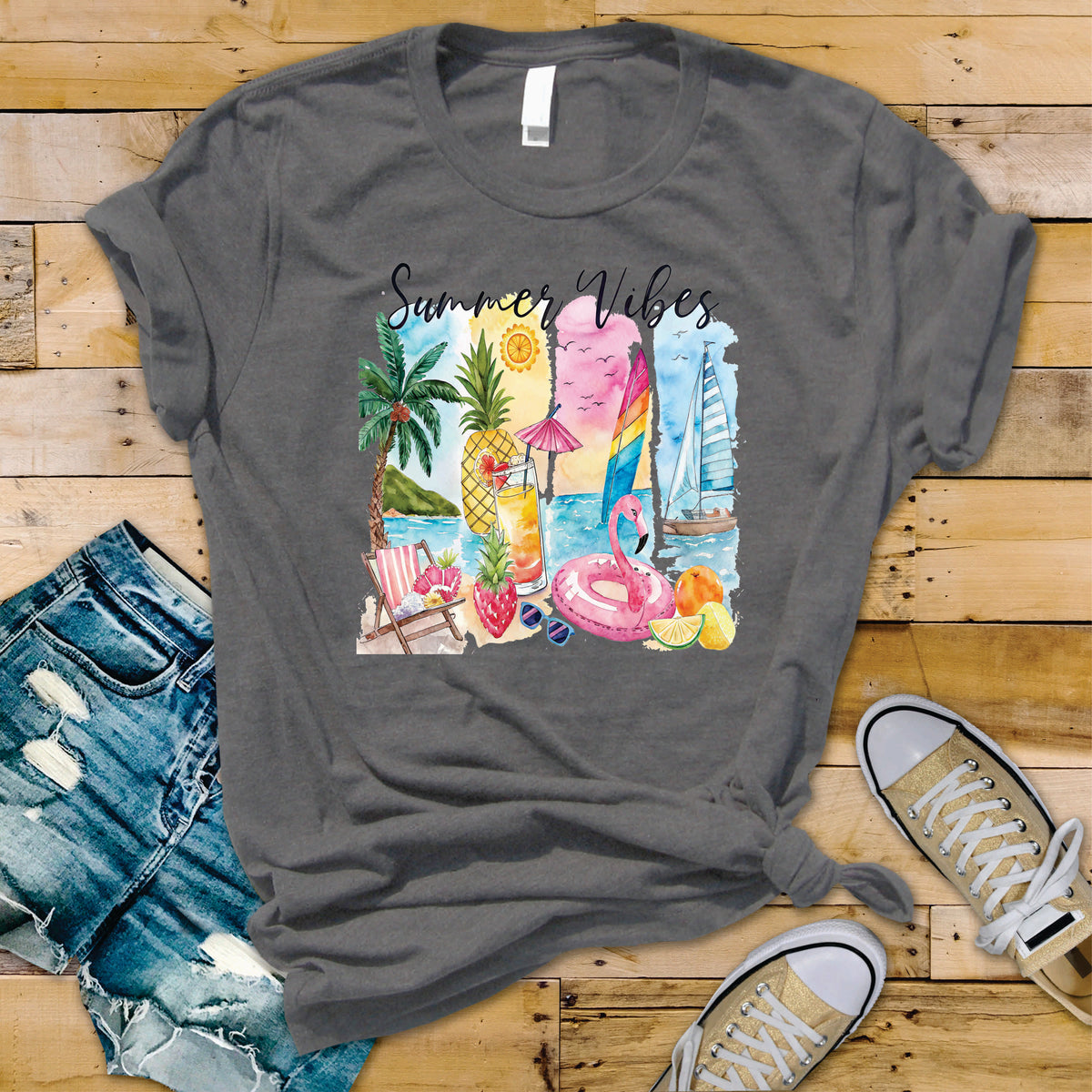 Summer Vibes Brushstroke - Transfer