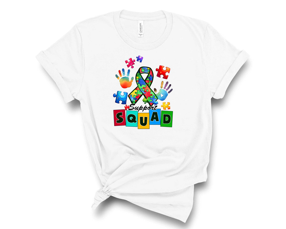 Support Squad Puzzle Ribbon - Transfer