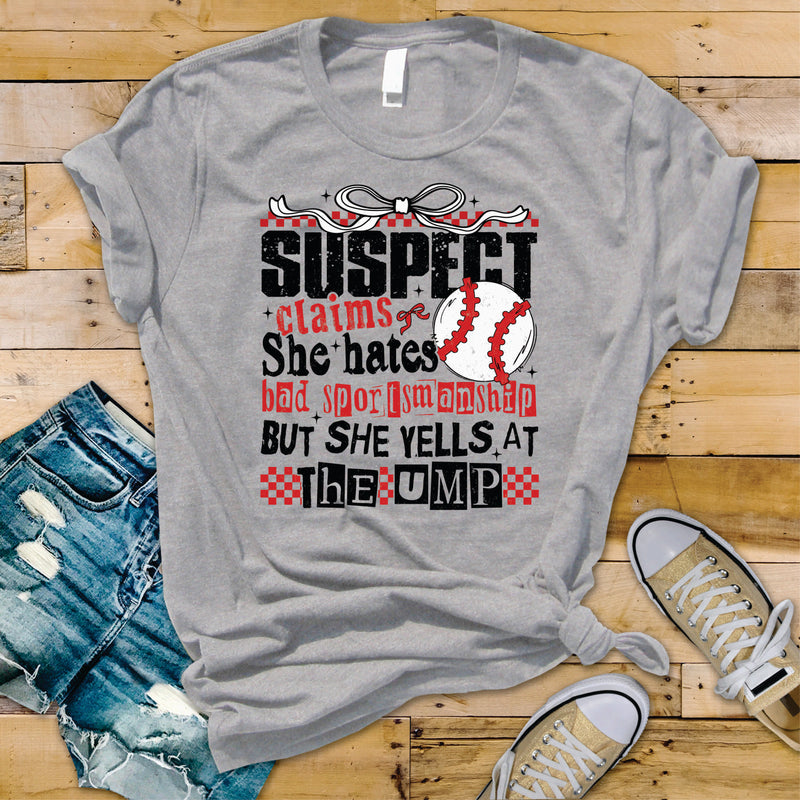 Suspect Yells At Ump Baseball - Transfer