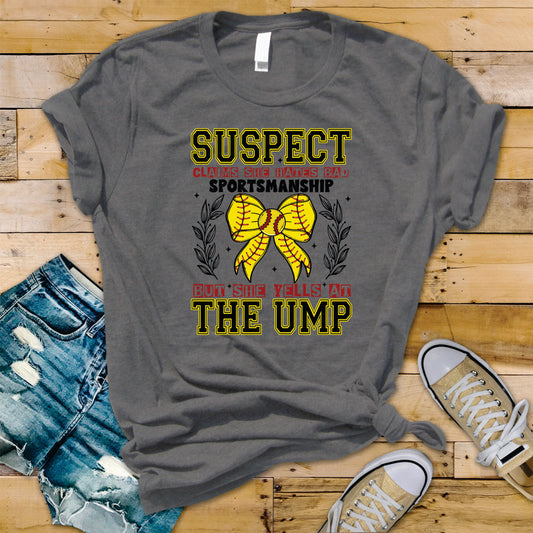 Suspect Yells At Ump Softball - Transfer