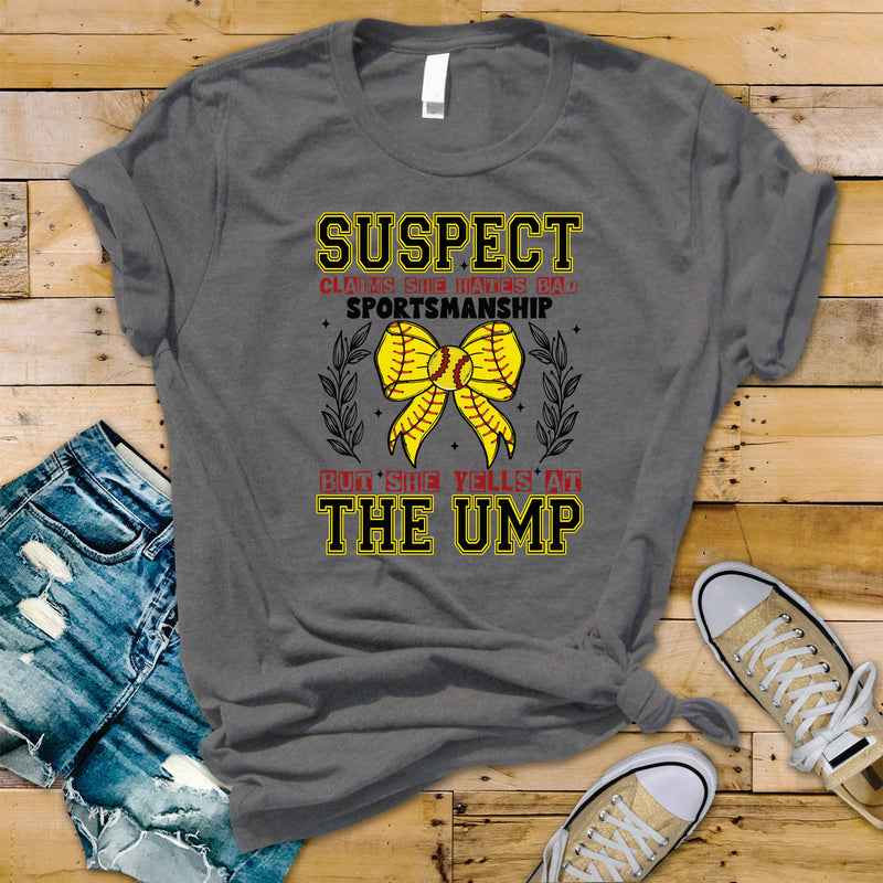 Suspect Yells At Ump Softball - Transfer