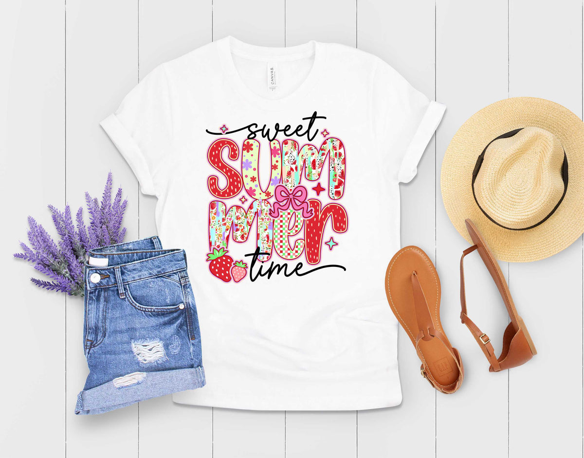 Sweet Summer Time-Strawberries - Transfer