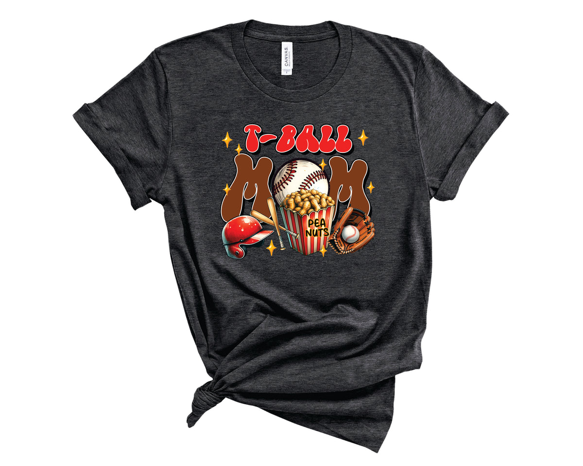 Tball Mom Bats & Peanuts - Transfer
